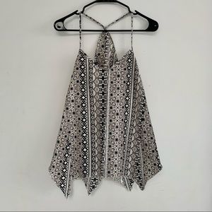 HOLLISTER flowy boho summer tank top